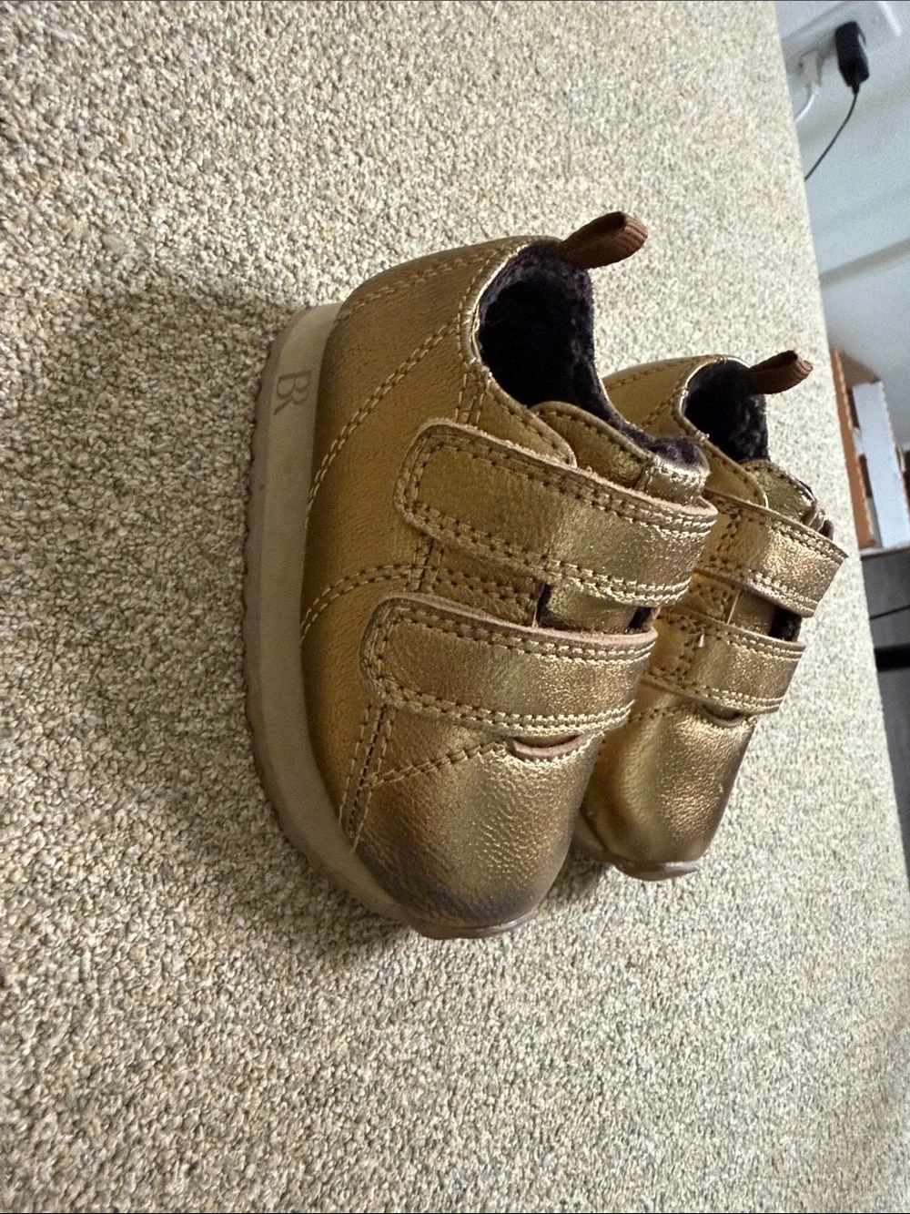 Banana Republic metallic bronze